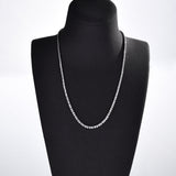 Graduated Tennis Necklace 2-3MM