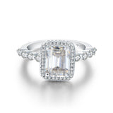 #R003 Classic Vintage Halo Engagement Ring