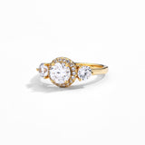 #R027 Classic 3 Stone Engagement Ring