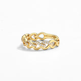 #R032 Destiny Twist Eternity Band Ring