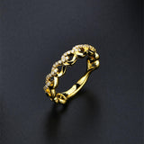 #R032 Destiny Twist Eternity Band Ring