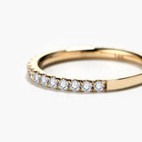 Dazzling Pave Set Lab-Grown Diamond Wedding Ring