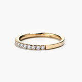 Dazzling Pave Set Lab-Grown Diamond Wedding Ring