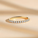 Dazzling Pave Set Lab-Grown Diamond Wedding Ring