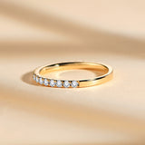 Dazzling Pave Set Lab-Grown Diamond Wedding Ring