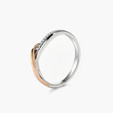 14K Destiny Duo Twist Engagement Ring