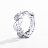 Luxury Tulip Wedding Band