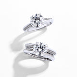 3CT Channel Engagement Ring