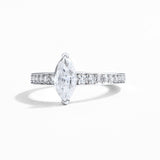 1CT Marquise Moissanite Ring