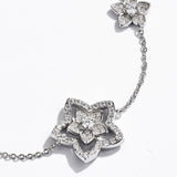 Sparkle Starflower Shape Adjustable Bracelet