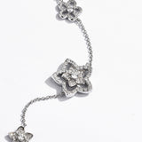 Sparkle Starflower Shape Adjustable Bracelet