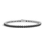 Black Moissanite Tennis Bracelet