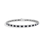 Black Moissanite Tennis Bracelet