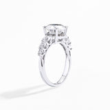 #R064 3CT Hidden Halo Engagement Ring