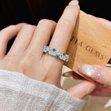 Oval Round Eternity Ring